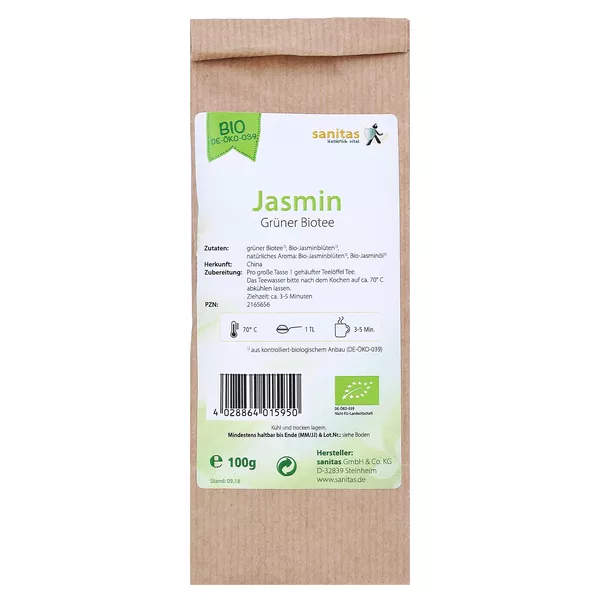 Grüner TEE Jasmin kbA 100 g