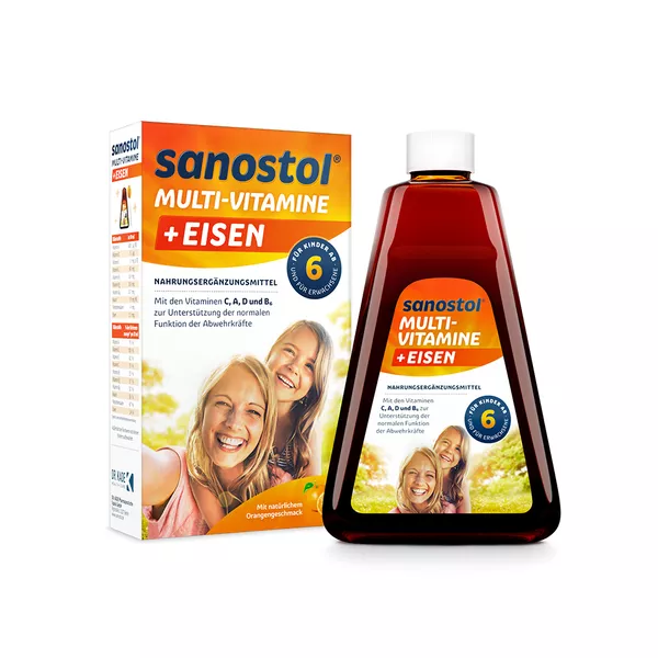 Sanostol plus Eisen Saft 460 ml, 460 ml