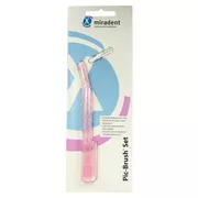Produktabbildung: Miradent Interdentalbürste Pic-Brush 1er Set Pink 1 St