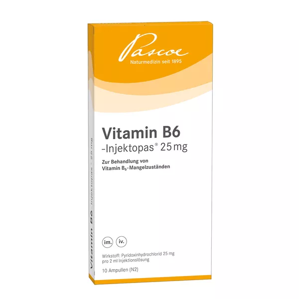 Vitamin B6 -Injektopas 25 mg 10X2 ml