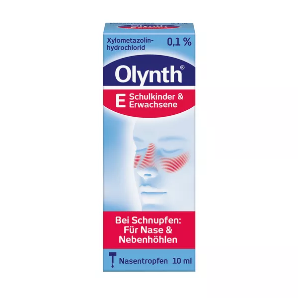 Olynth 0,1% Schnupfen Lösung für Schulkinder & Erwachsene 10 ml