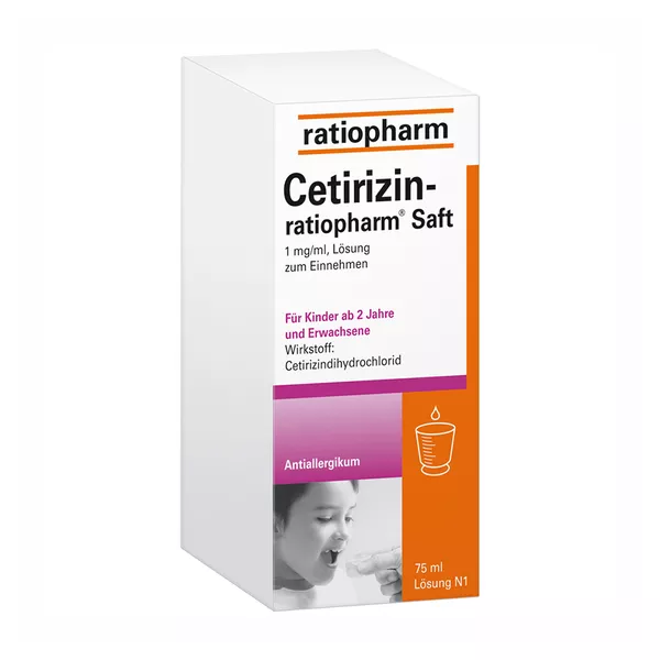 Cetirizin ratiopharm Saft 75 ml
