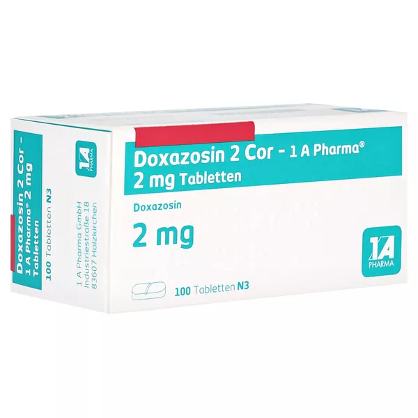 Doxazosin 2 Cor-1a Pharma Tabletten 100 St