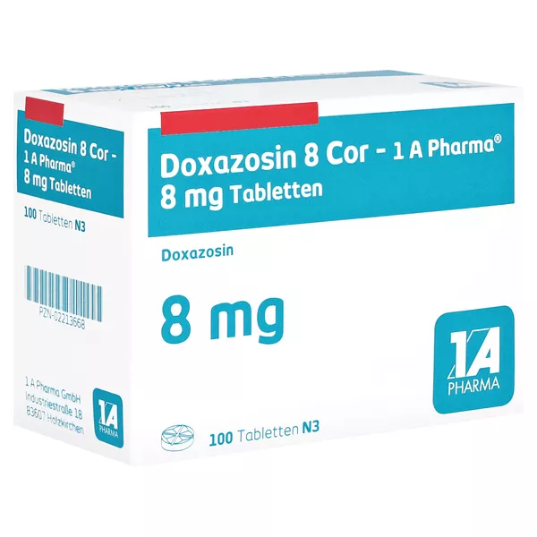 Doxazosin 8 Cor-1a Pharma Tabletten 100 St