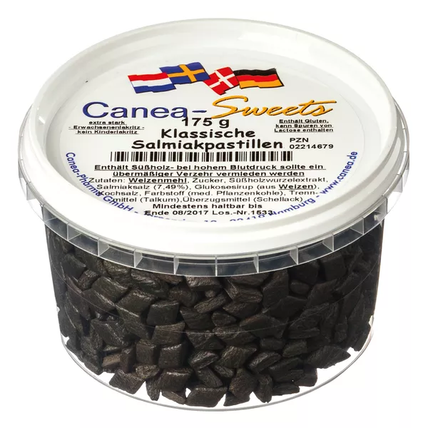 Salmiakpastillen Klassisch Canea-Sweets 175 g