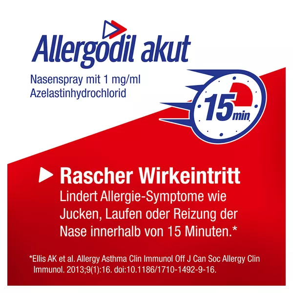 Allergodil akut Nasenspray bei Heuschnupfen 5 ml