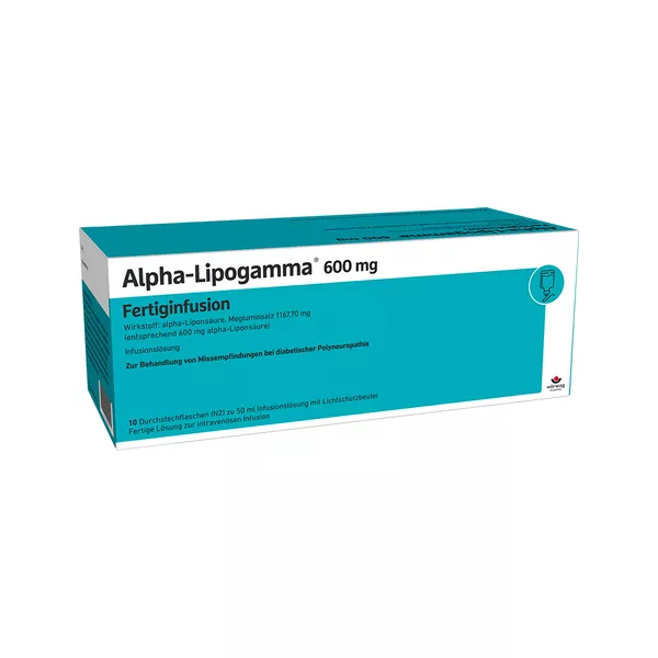 Alpha Lipogamma 600 mg Fertiginfusion