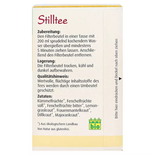 Stilltee Bio Salus Filterbeutel 15 St