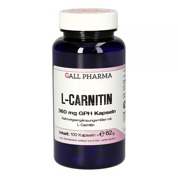 L-carnitin 360 mg Kapseln 100 St