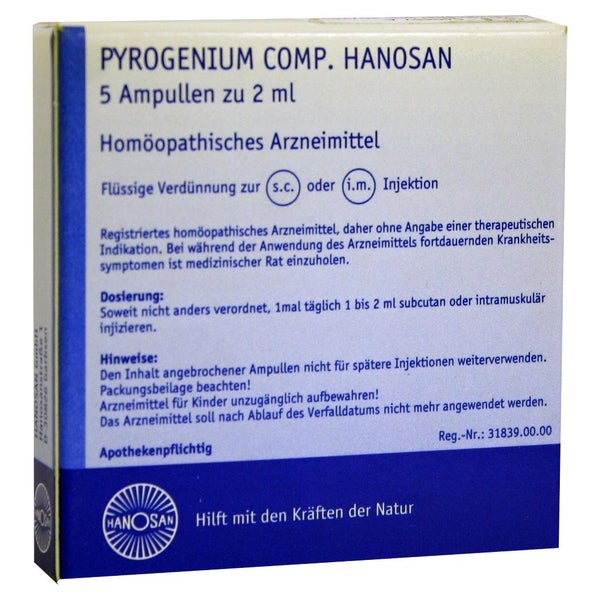 Pyrogenium Comp.hanosan Ampullen 5X2 ml