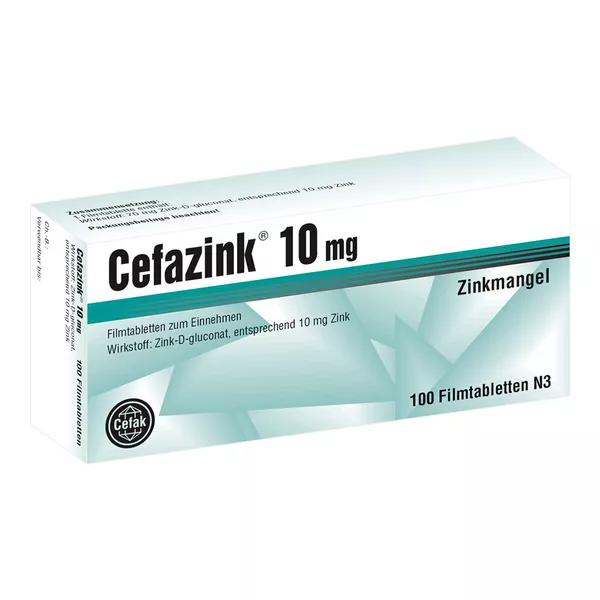 Cefazink 10 mg Filmtabletten, 100 St.