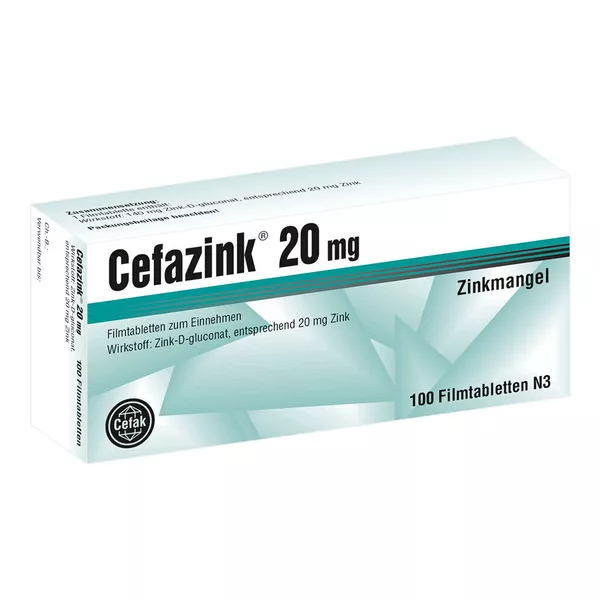 Cefazink 20 mg Filmtabletten 100 St
