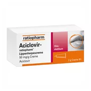 Aciclovir ratiopharm Lippenherpescreme, 2 g
