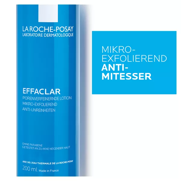 La Roche-Posay Effaclar Porenverfeinernde Lotion für unreine Haut, 200 ml
