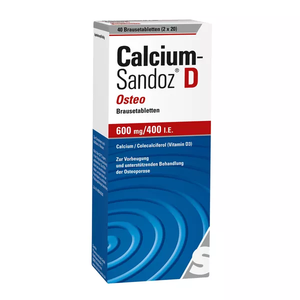 Calcium Sandoz D Osteo 600 mg/400 I.E. 40 St