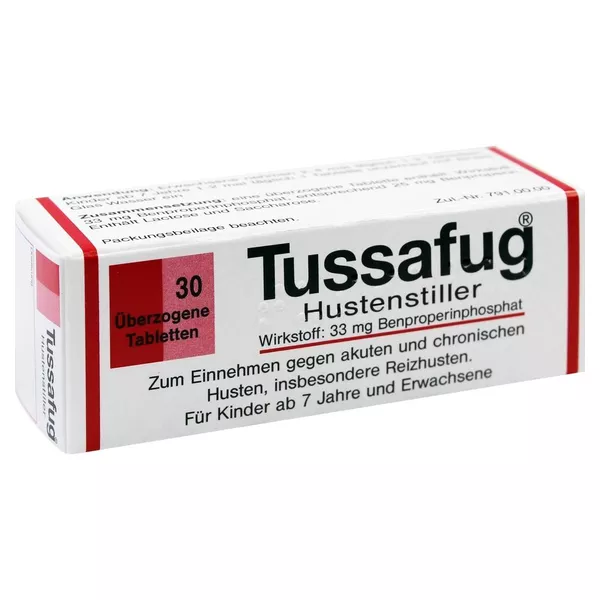 Tussafug überzogene Tabletten 30 St