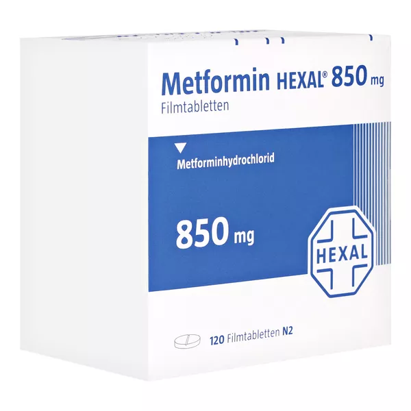 Metformin Hexal 850 mg Filmtabletten 120 St
