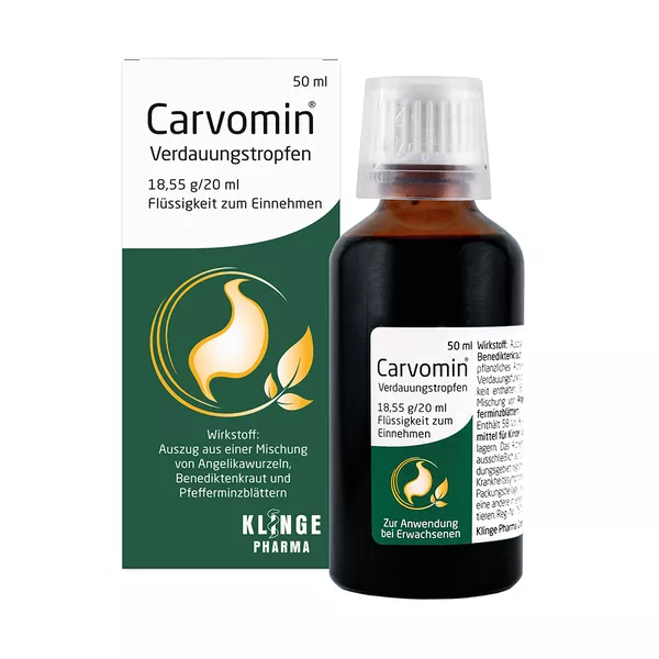 Carvomin Verdauungstropfen, 50 ml