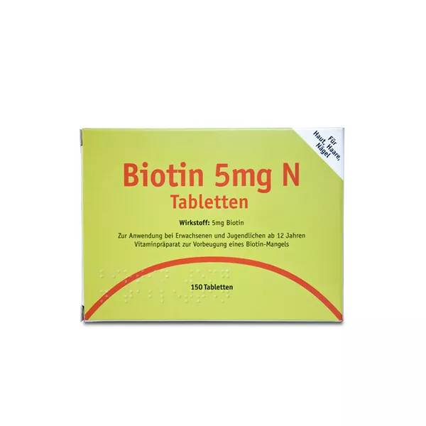 Biotin 5 mg N Tabletten, 150 St.