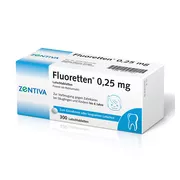 Produktabbildung: Fluoretten 0,25 mg Tabletten 300 St