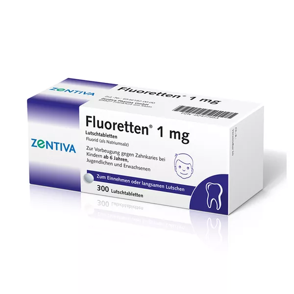 Fluoretten 1,0 mg Tabletten 300 St