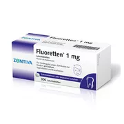 Produktabbildung: Fluoretten 1,0 mg Tabletten 300 St