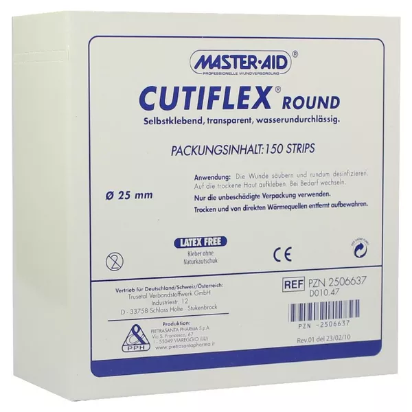 Cutiflex Folien-pflaster Round 25 mm Mas 150 St