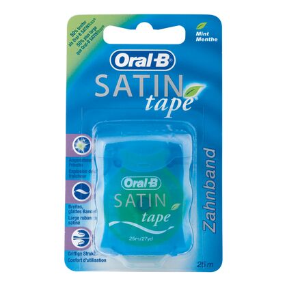 ORAL B Zahnseide Satintape blau Blisterkarte, 1 St. online kaufen