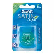 Produktabbildung: ORAL B Zahnseide Satintape blau Blisterkarte