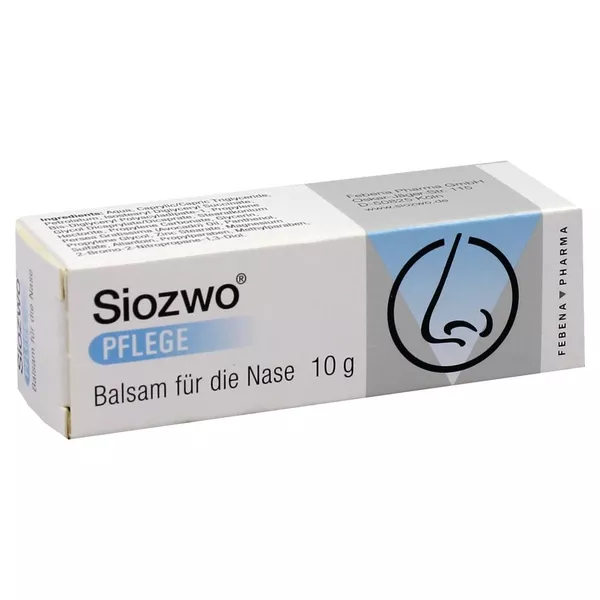 Siozwo Pflege Balsam für die Nase 10 g
