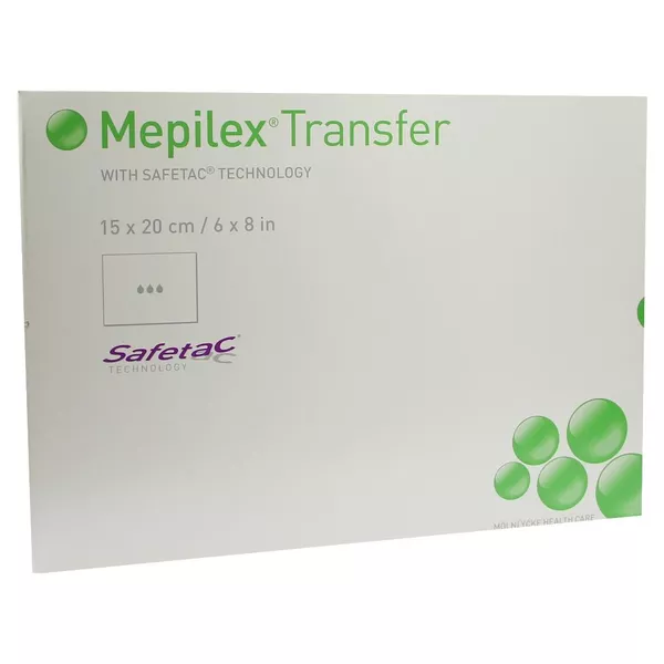 Mepilex Transfer Schaumverband 15x20 cm 5 St