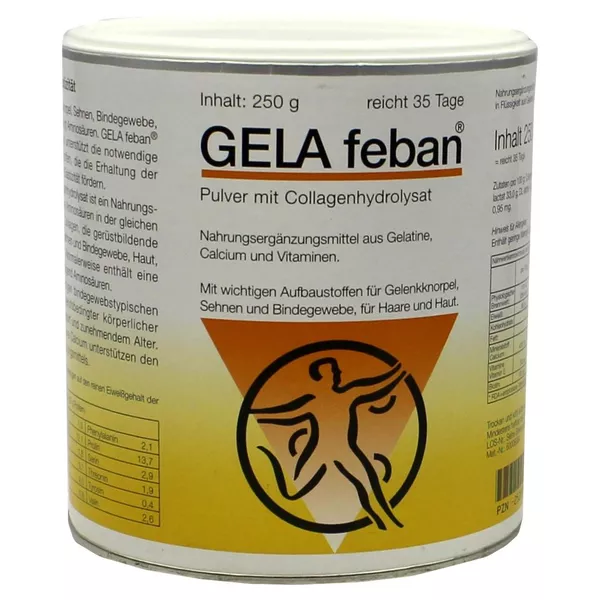 GELA Feban Pulver m.Gelatinehydrolysat p 250 g