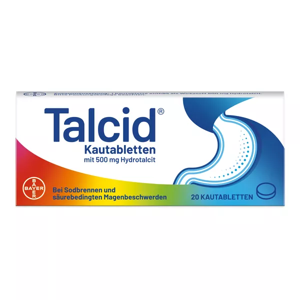 Talcid Tablette 0,5 G, 20 St.