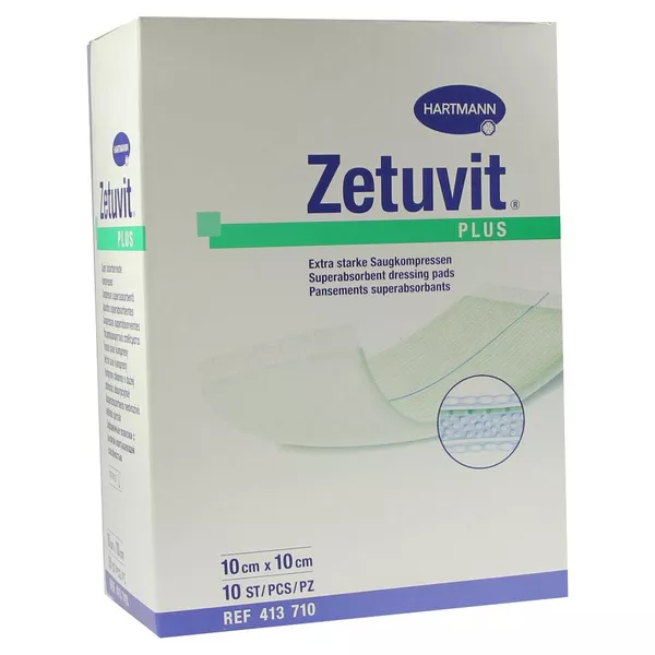 Zetuvit Plus steril 10 x 10 cm 10 St