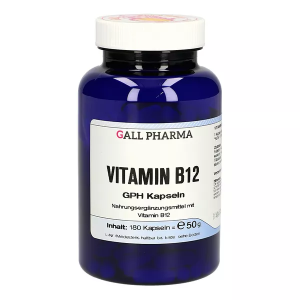 Vitamin B12 GPH 3 µg Kapseln 180 St