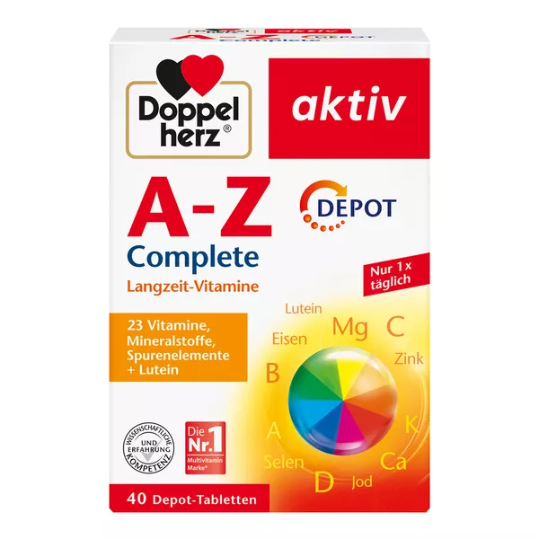 Doppelherz aktiv A-Z Depot Langzeit-Vitamine 40 St