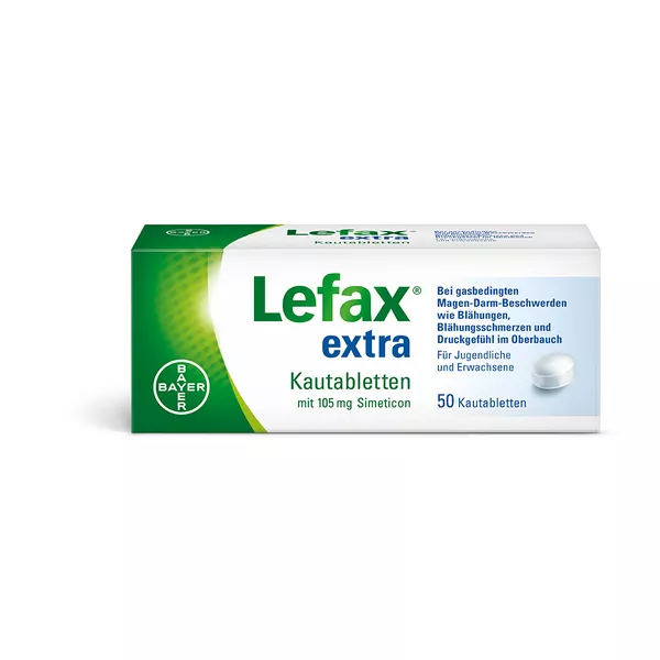 Lefax extra Kautabletten: Hilfe bei Blähungen, 50 St.