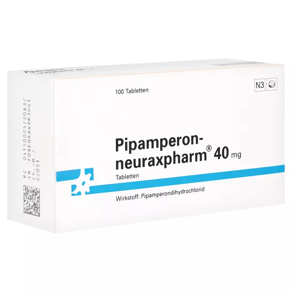 Pipamperon-neuraxpharm 40 mg Tabletten 20 St