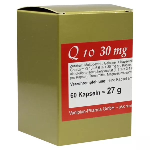 Q10 30 mg Kapseln 60 St