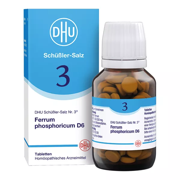 DHU Schüßler-Salz Nr. 3 Ferrum phosphoricum D6, 200 St.