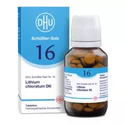 Produktabbildung: DHU Schüßler-Salz Nr. 16 Lithium chloratum D6 200 St