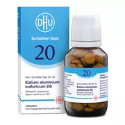 Produktabbildung: DHU Schüßler-Salz Nr. 20 Kalium aluminium sulfuricum D6 200 St