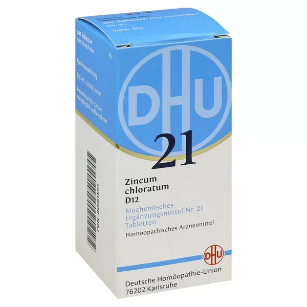 DHU Schüßler-Salz Nr. 21 Zincum chloratum D12 200 St