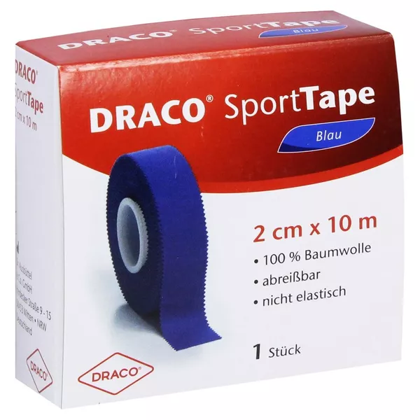 Draco Tapeverband 2 cmx10 m blau 1 St
