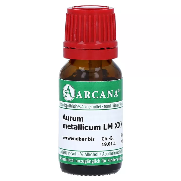 Aurum Metallicum LM 30 Dilution 10 ml