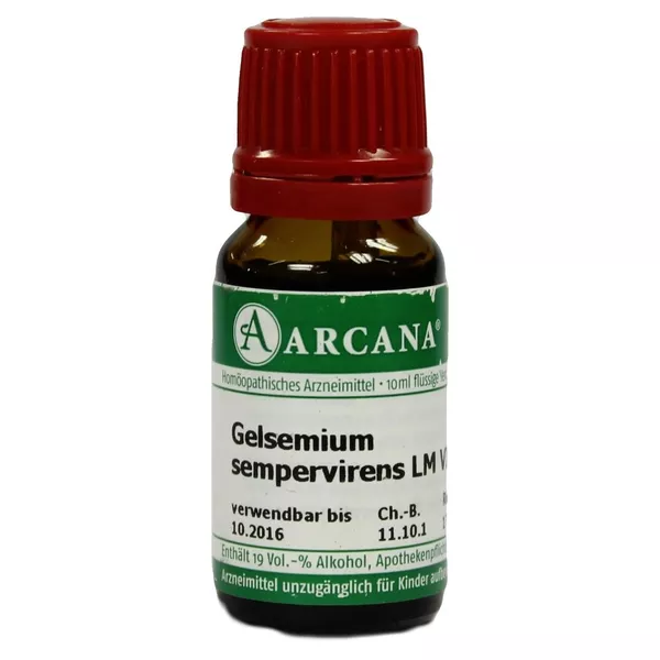 Gelsemium Sempervirens LM 6 Dilution 10 ml