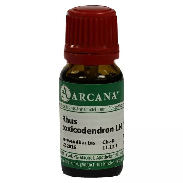 RHUS Toxicodendron LM 6 Dilution 10 ml