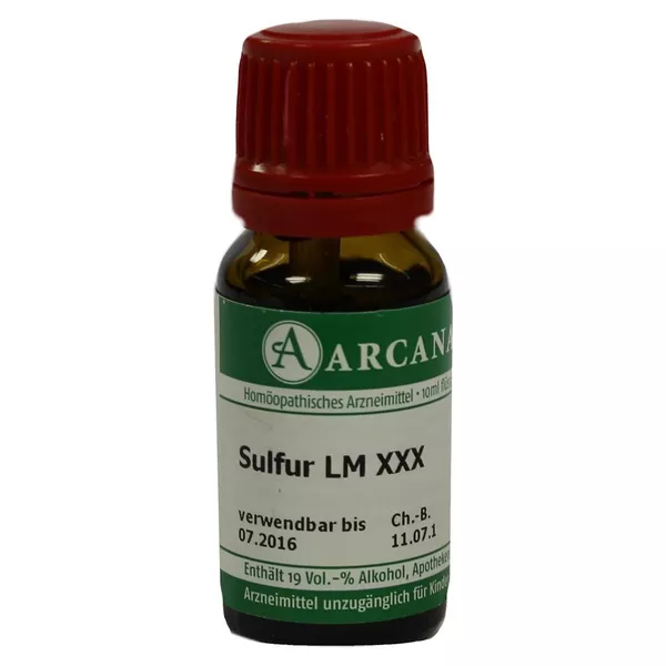 Sulfur LM 30 Dilution 10 ml