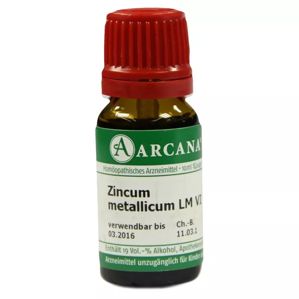 Zincum Metallicum LM 6 Dilution 10 ml