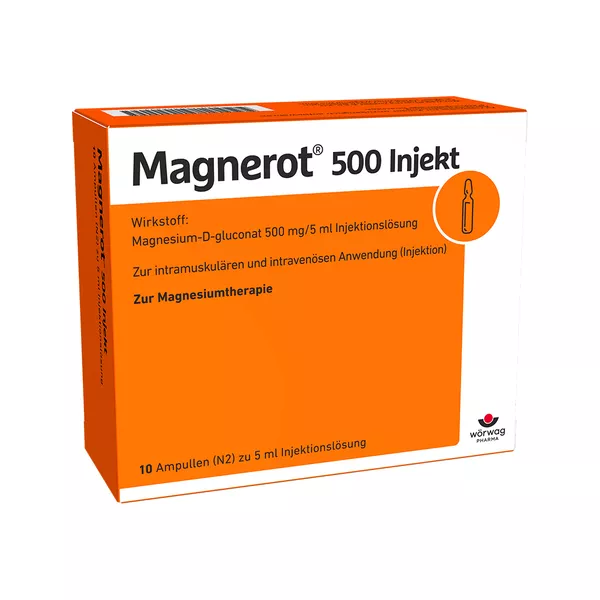 Magnerot 500 Injekt 10X5 ml